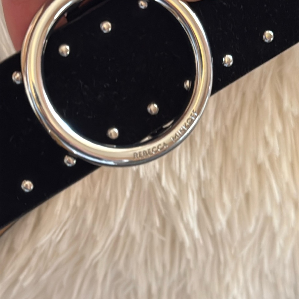 Rebecca Minkoff leather studded belt - Picture 2 of 9